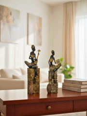 The Harmonious Harmonist Duo - Premium Polyresin Figurines